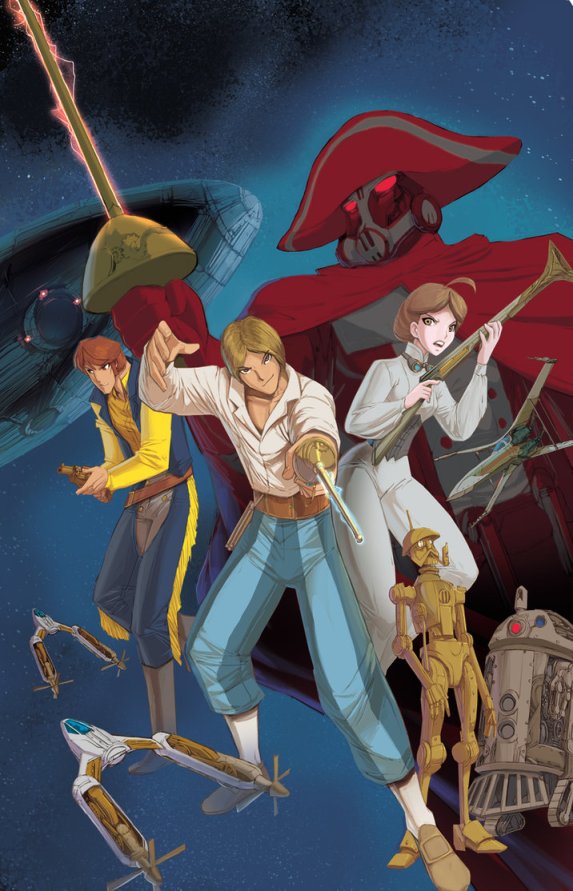 I got my copies of Steam Wars signed by creator Fred Perry.