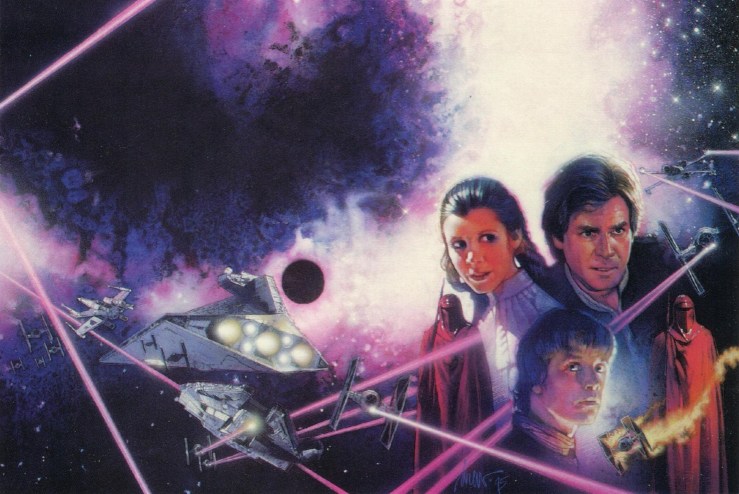 The cover artwork for Darksaber.